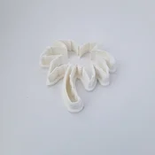 KREATIVNI SLATKIŠI Modla za kolace i ukrase Palma, 5 cm, Bela