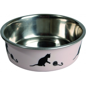Flamingo Bella Kena metalna posuda za macke - ružicasti 160 ml