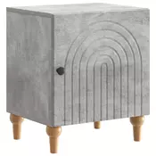 vidaXL vidaXL Nočna omarica Betonsko siva 43 x 34,5 x 50 cm Inženirski les, (5000233380)