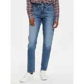 Lee Jeans hlače Rider 112355250 Modra Slim Fit