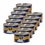 Konzerva ONTARIO Adult za pse s koščki in kosi piščanca, 12x200 g