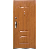 O.K. Doors Zunanja kovinska vhodna vrata RA40 zlasti hrast 90 desna