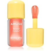 AMUSE Banana Lip Oil bananovo olje za ustnice odtenek 04 Juicy Peach 4.5 ml