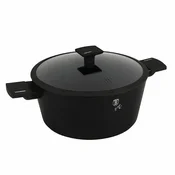 Berlingerhaus Lonec s titanovim premazom in pokrovom, premer 28 cm, iz kolekcije Matte Black