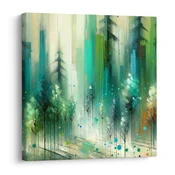 Slika drevesa v meglenih sanjah - 30x30