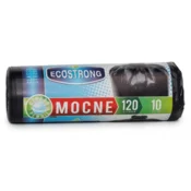 shumee Črne vreče za smeti 120 l | 10 kosov | Močne | Univerzalne