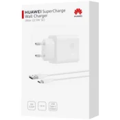Huawei original hišni polnilec 22,5W SUPER CHARGE CP404 s kablom TYPE C - bel - (EU blister) original