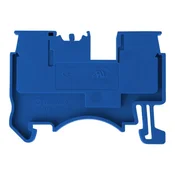 DE MODRI SKOZI VPENJALNI KONEKTOR ZA TIRNICO 4MM2 ZA TH35 MOMENTNO TIRNICO