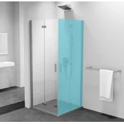ZOOM Bi-fold Shower Door 800 mm, clear glass, left - Polysan - ZOOM - 24 - Kombinirana vrata - 800 - 2000 - 6 - 14