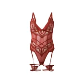 Hunkemöller Bodi Krystle rubin rdeča