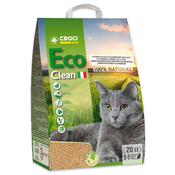 Croci Eco Clean pijesak za macke - 2 x 20 l (oko 16,4 kg)