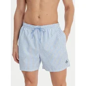 Calvin Klein Kupaće hlače  svijetloplava / bijela