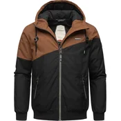 Ragwear Zimska jakna Wings rjava/črna