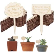 shumee PLANT PLANTS LESENI VRTNI MARKERJI Z NAPISI SET 30 KOS