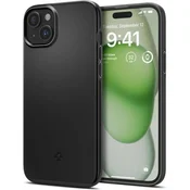 Spigen Zaščitni ovitek za iPhone 15 Plus Thin Fit črne barve