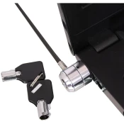 Notebook Security Cable Barrel Key Lock crno