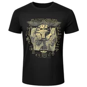 Metal majica moška Iron Maiden - Powerslave Hieroglyph Circle - LOW FREQUENCY - IM030TS