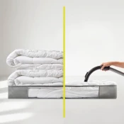 Vakuumska plastična škatla za pod posteljo 105x45x15 cm – Homéa