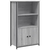 Vidaxl vidaXL Omarica, siva sonoma hrastova barva, 62x32x103,5 cm, material na osnovi lesa
