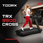 Toorx TRX-9500 CROSS | Servo motor, hitrost 22 km/h, nosilnost 180 kg | Profesionalna tekalna steza za zmogljivost brez kompromisov | po naročilu (dobava 7 do 14 dni)