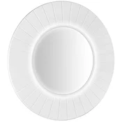 SAPHO LUMIRO STRIP okroglo LED ogledalo v beli mat okvir, o 90cm