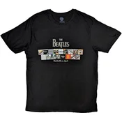 The Beatles Albums on Apple (Puff Print) Black M Majica
