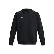Mikina Under Armour Rival Fleece FZ Hoodie Black/ White M