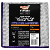 MOJE AUTO Detailer mikrofiber krpa za staklo 40x40 cm, vafla struktura