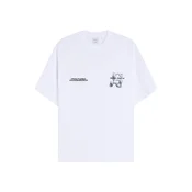 Bershka Majica črna/off-bela