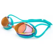 Borntoswim freedom mirror swimming goggles turquoise