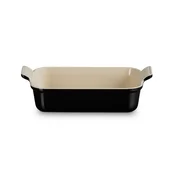 Posoda za pečico HERITAGE 26 cm, 2,4 l, BLACK ONYX, kamnita posoda, Le Creuset