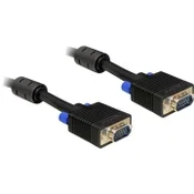 Delock Delock VGA PrikljuÄŤni kabel [1x MoĹˇki konektor VGA - 1x MoĹˇki konektor VGA] 10 m ÄŚrna