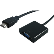 Secomp Cableadapter, HDMI DP M - VGA F ( 2162 )