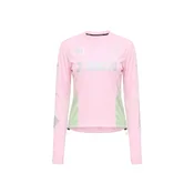 NIKE Funkcionalna majica SWIFT srebrno-siva / svetlo zelena / roza