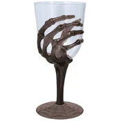 Fiestas Guirca Plastični STEKLENI vinski kelih HAND Skeleton