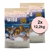 TASTE OF THE WILD Wetlands Canine 2x12,2 kg