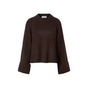 VERO MODA Pulover AWNovah pikčasto rjava