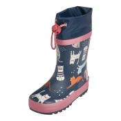 PLAYSHOES Gumijasti škornji Katzen marine/oranžna/eozin/off-bela