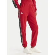 Kappa Spodnji del trenirke Banda Adina 311M8HW Rdeča Regular Fit