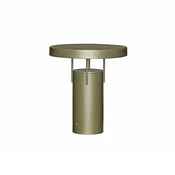 HÜBSCH LED-akumulatorska namizna svetilka BringMe temno zelena metalik, 28 cm - Sodobni - temno zelena metalika - Kovina