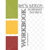 Let's Stitch - Scalloped Borders - WORKBOOK: a companion workbook to Natalia Bonner's online class