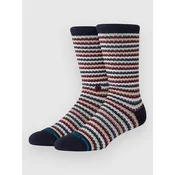 Stance Chiclets Waffle Knit Crew Socks navy