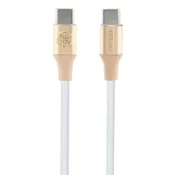 Guess Kabel Guess Ebossed Logo USB-C/USB-C 1.5m hitro polnjenje - zlat