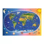 Dino - Puzzle Children's map of 300 XL - 275 - 400 kosov