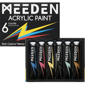 Meeden 34.1285 Set akrilnih barv Iridescent Shades 6 x 22 ml