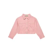 United Colors Of Benetton Prehodna jakna 21AQCN060 Roza Regular Fit