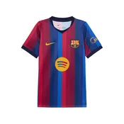Nike FCB Y NK DF JSY SS STAD HM, dres o.kr nog klub, rdeča II1624