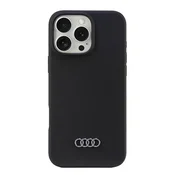 Audi Silikonski ovitek Audi za iPhone 16 Pro Max6.9 črn/črn trdi ovitek AU-LSRIP16PM-Q3/D1-BK