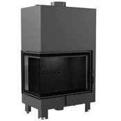 Kratki vgradni kamin MBA/PW/17/L/BS/W/BLACK