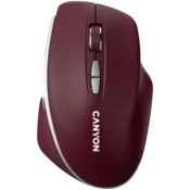 CANYON mouse MW-21 BlueLED 7buttons Wireless Burgundy Red